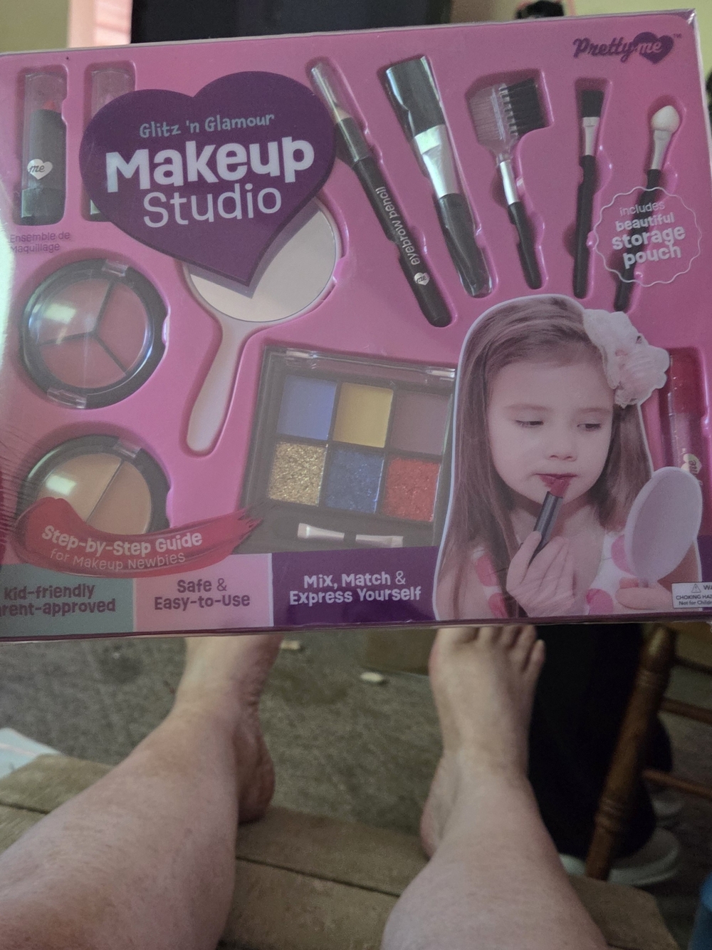 Makeup Studio - Pink Kids Brush & Palette Set